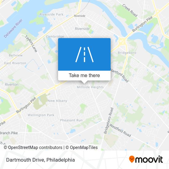Mapa de Dartmouth Drive