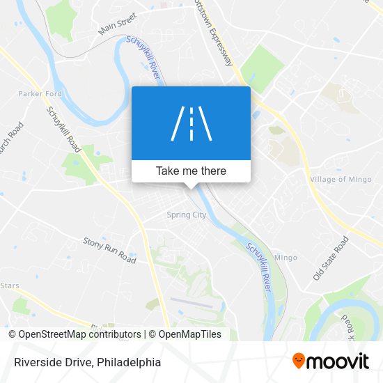 Riverside Drive map