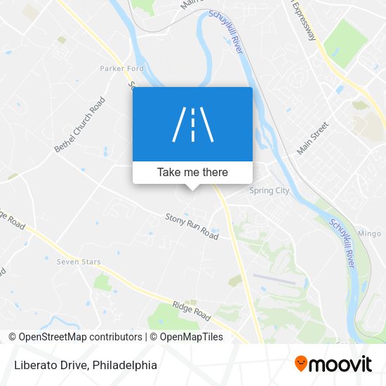 Liberato Drive map