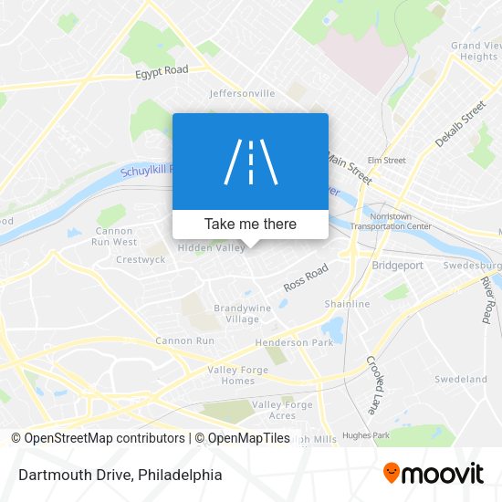 Mapa de Dartmouth Drive