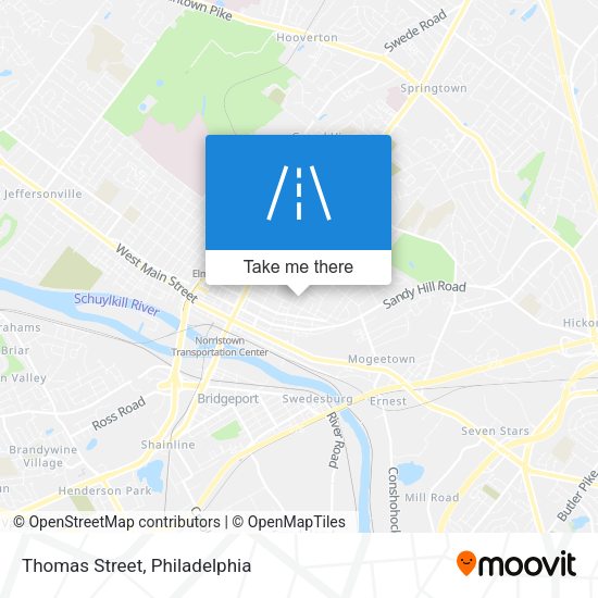 Mapa de Thomas Street