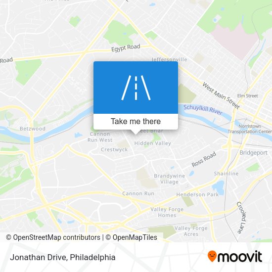 Jonathan Drive map
