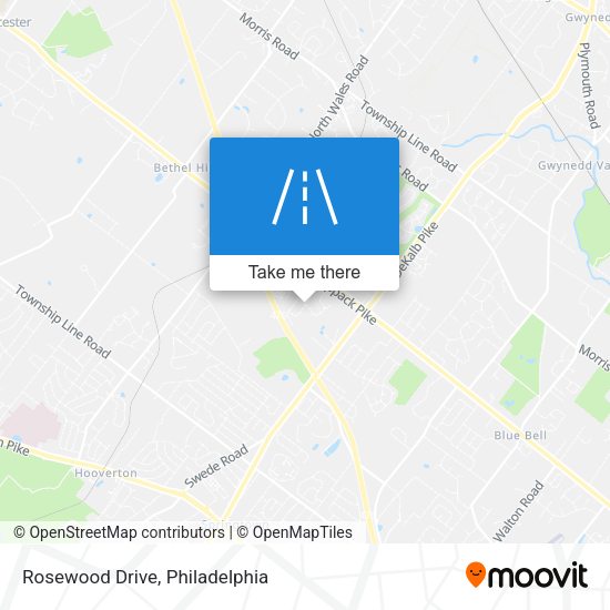 Rosewood Drive map