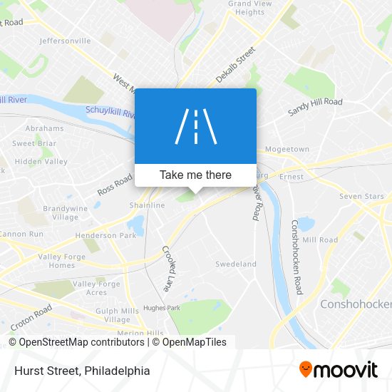 Mapa de Hurst Street