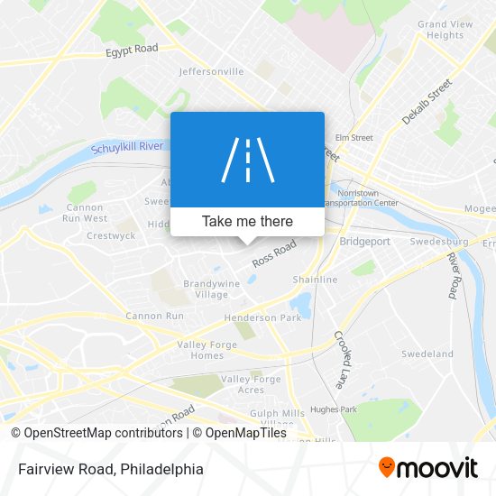 Fairview Road map