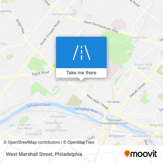 West Marshall Street map