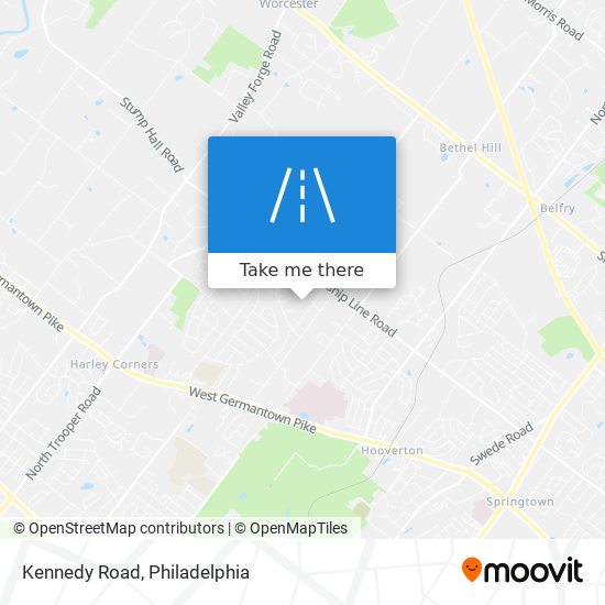 Kennedy Road map