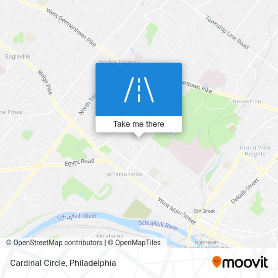 Cardinal Circle map