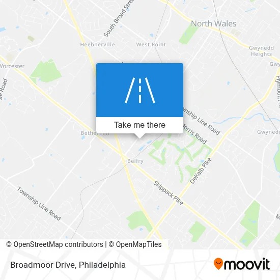 Broadmoor Drive map