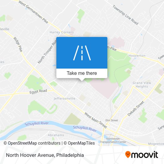 North Hoover Avenue map