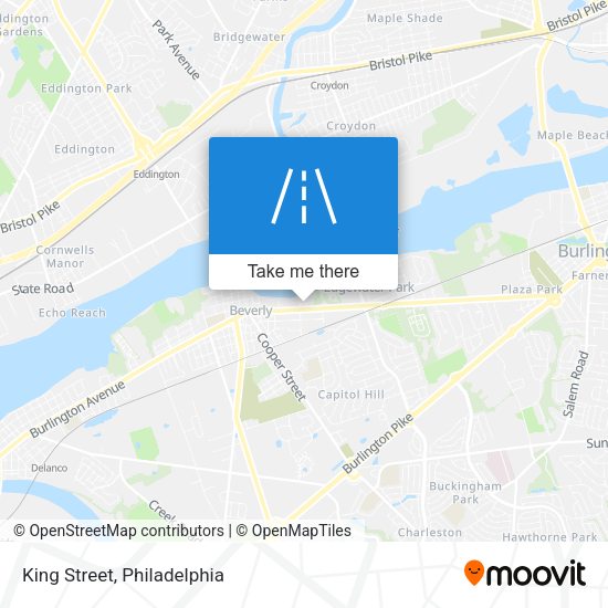 Mapa de King Street