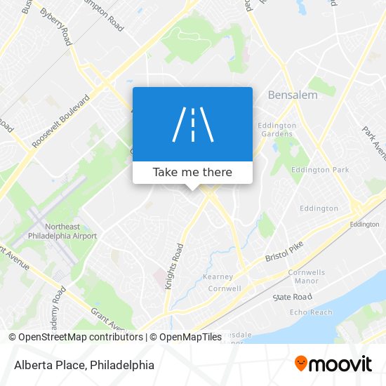 Alberta Place map