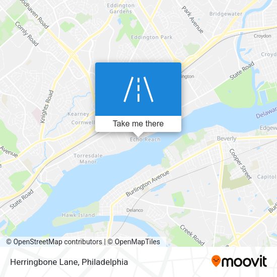 Herringbone Lane map