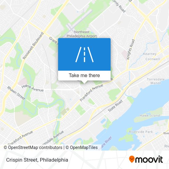 Crispin Street map