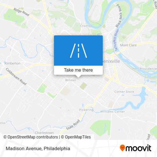 Madison Avenue map