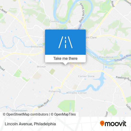 Lincoln Avenue map