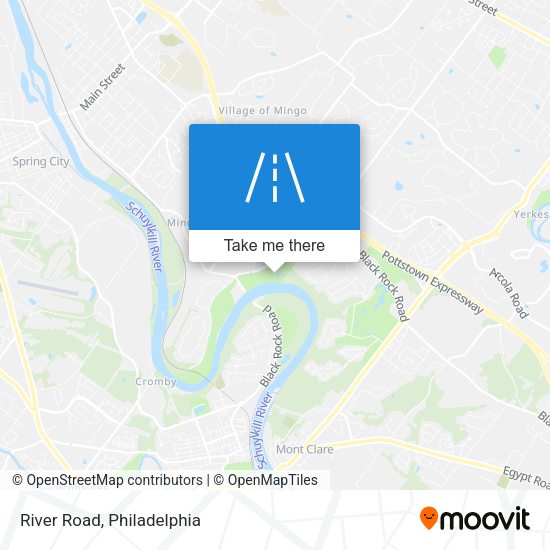 Mapa de River Road
