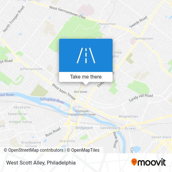 West Scott Alley map