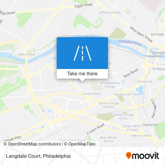 Mapa de Langdale Court