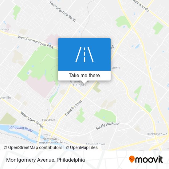 Montgomery Avenue map