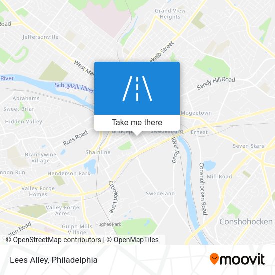 Lees Alley map