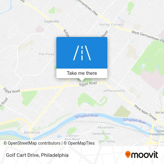 Golf Cart Drive map