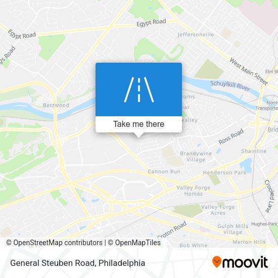 General Steuben Road map