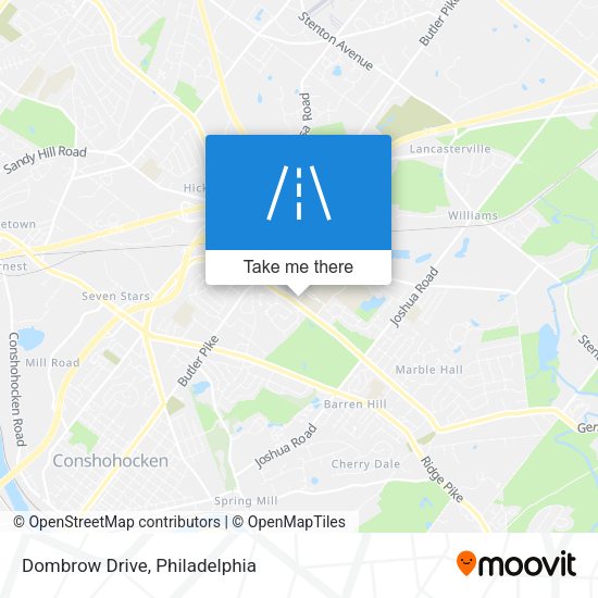 Mapa de Dombrow Drive