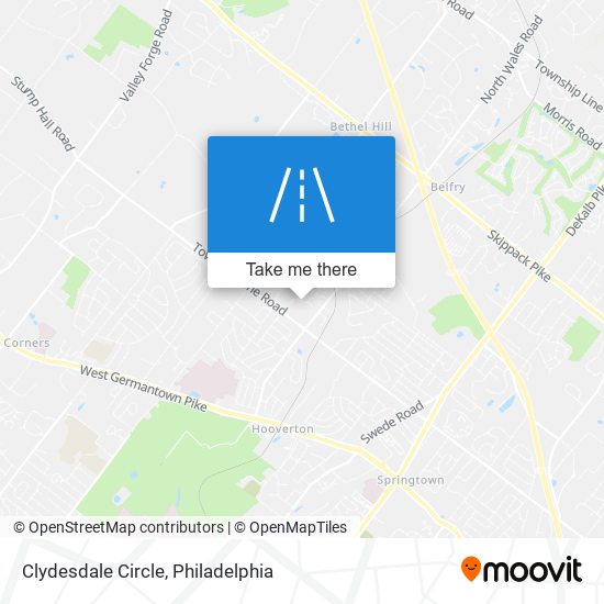 Mapa de Clydesdale Circle