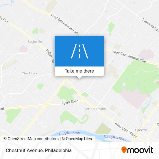 Chestnut Avenue map