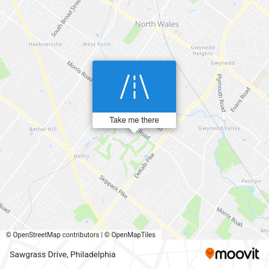 Sawgrass Drive map