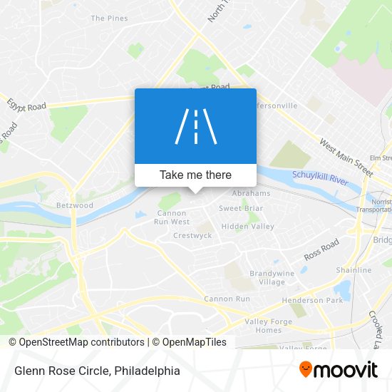 Glenn Rose Circle map