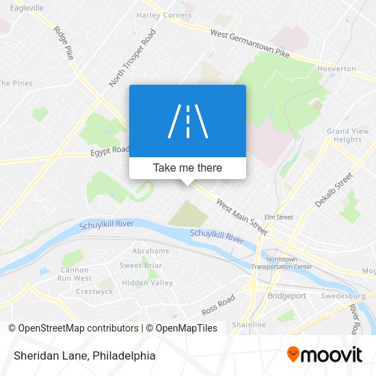 Sheridan Lane map