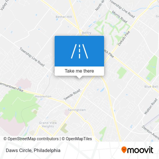 Mapa de Daws Circle