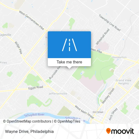 Wayne Drive map