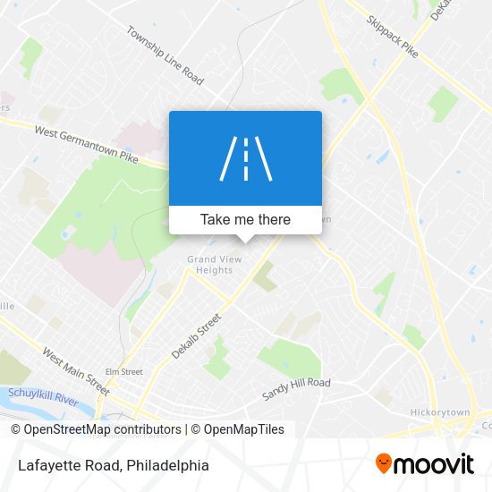 Mapa de Lafayette Road