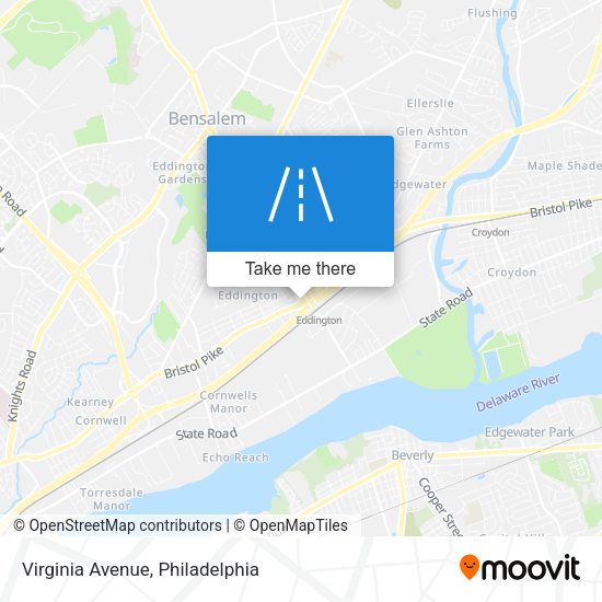 Virginia Avenue map