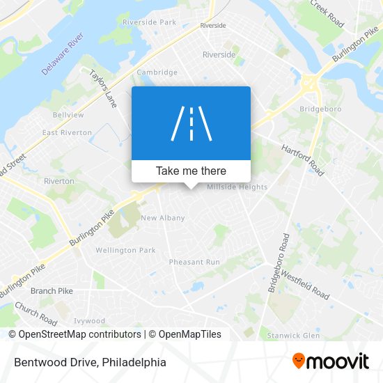 Bentwood Drive map