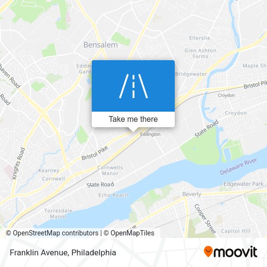 Mapa de Franklin Avenue