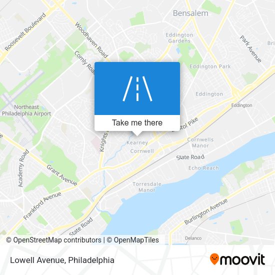 Mapa de Lowell Avenue