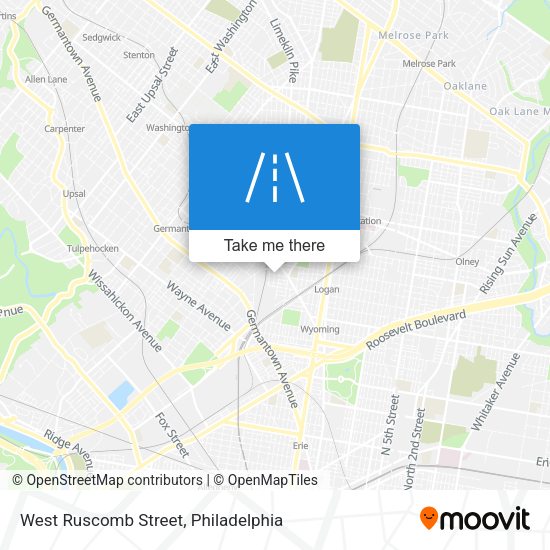 West Ruscomb Street map