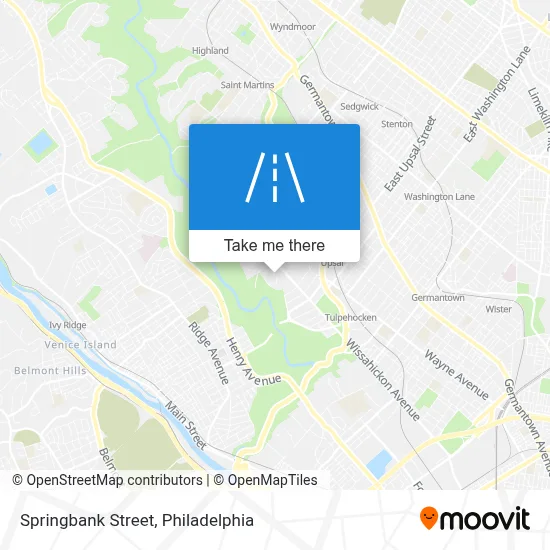 Springbank Street map