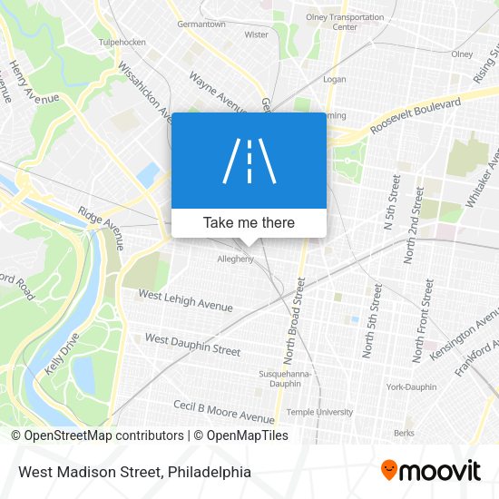 West Madison Street map