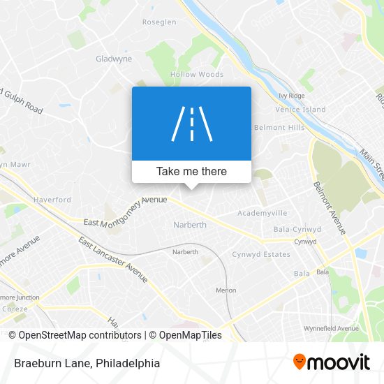 Mapa de Braeburn Lane