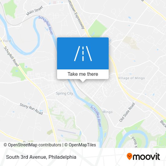 Mapa de South 3rd Avenue
