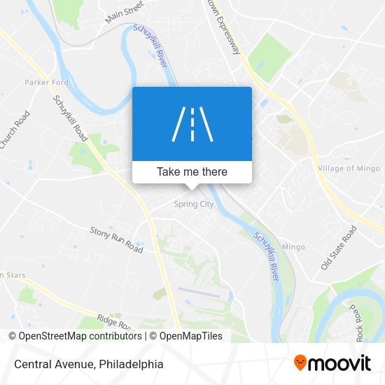 Central Avenue map