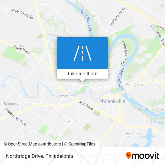 Northridge Drive map
