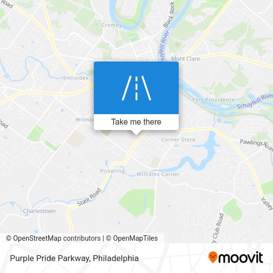 Mapa de Purple Pride Parkway