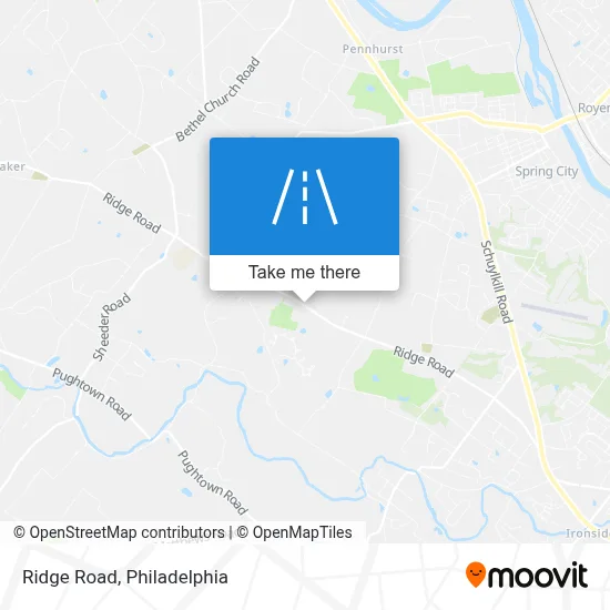 Ridge Road map
