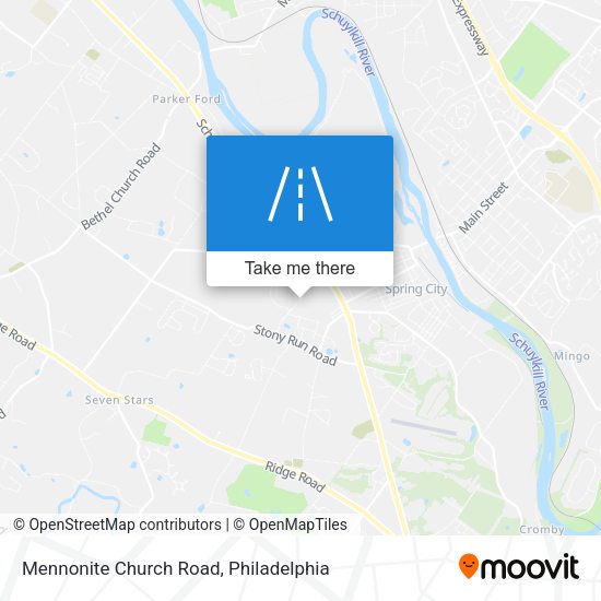 Mennonite Church Road map